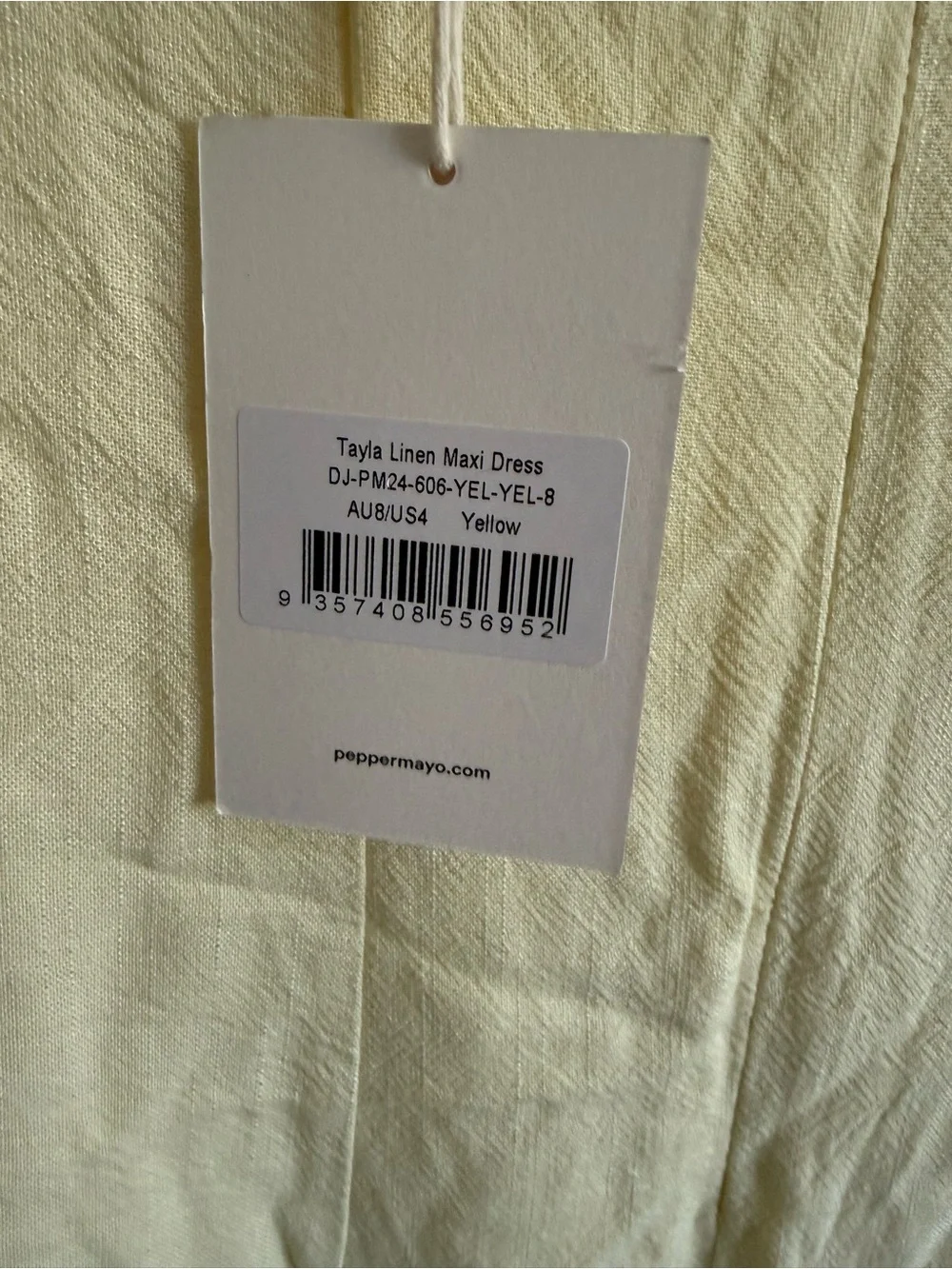 Peppermayo strapless maxi